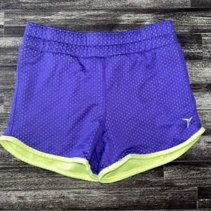 Girls Size XS (5) Old Navy Active Go Dry Mesh Lined Running Shorts Purple EUC